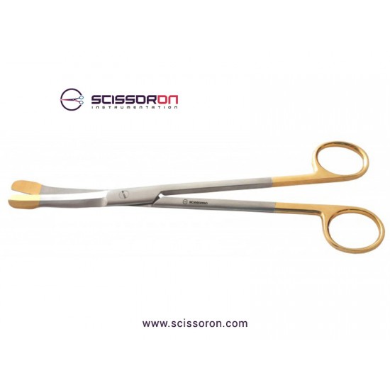 Solz Gold Tip Scissor Slight Bevel On Shank